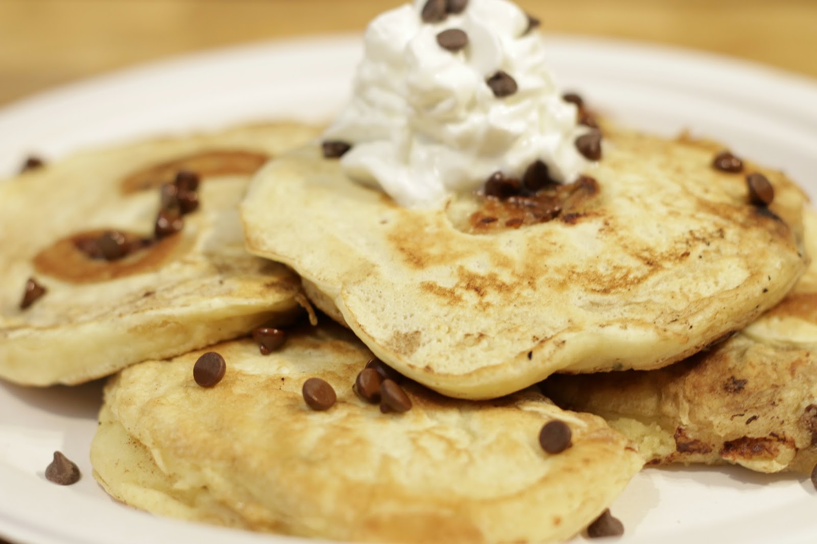 Blackberry Morning Chocolate Chip Cookie Dough Pancakes
