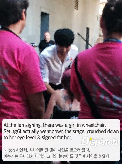lee seung gi yoona dispatch lee seung gi touches hearts with fan account at kcon lee seung gi yoona dispatch lee seung gi touches hearts with fan account at kcon