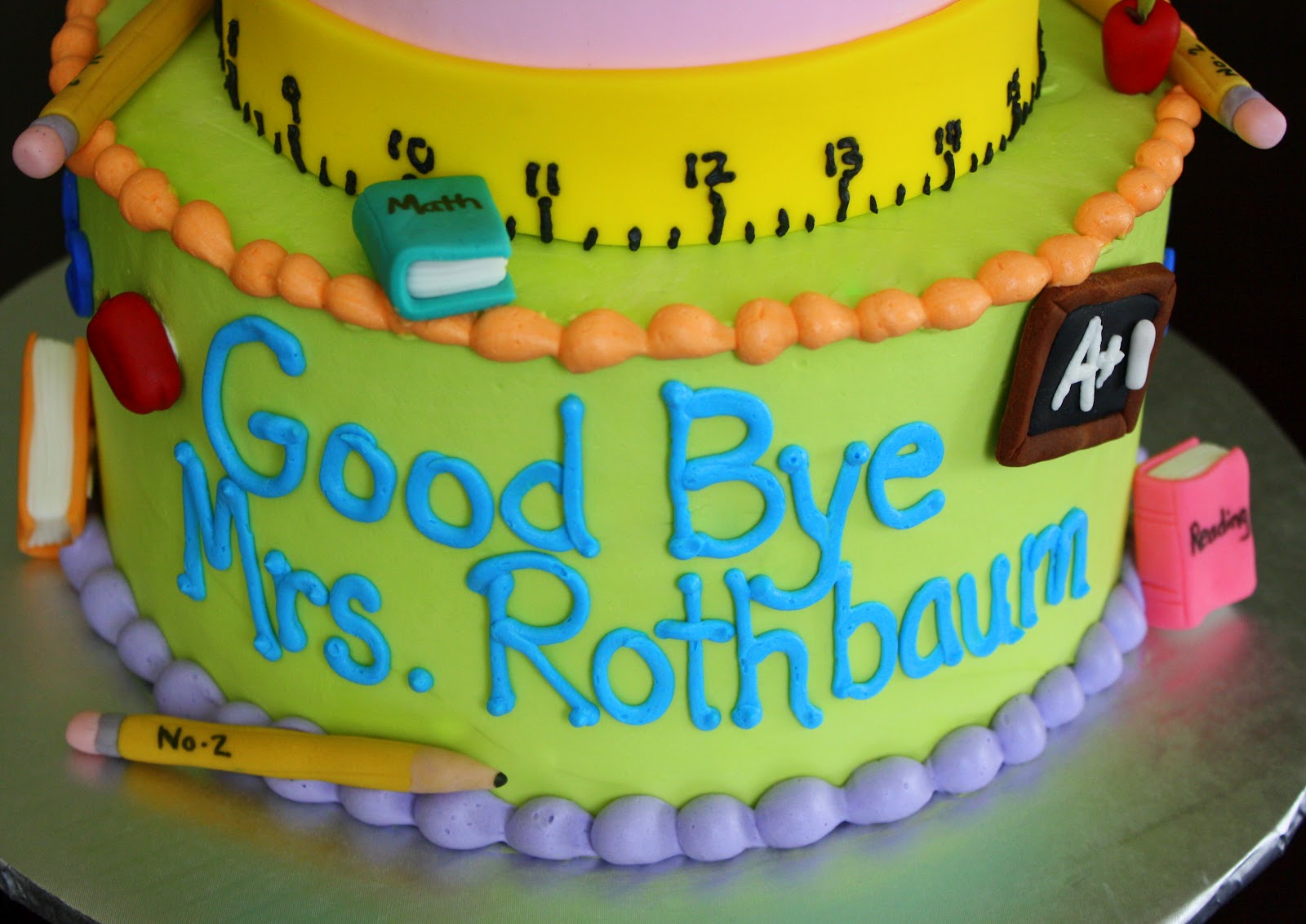 Claudine Happy Retirement Cake