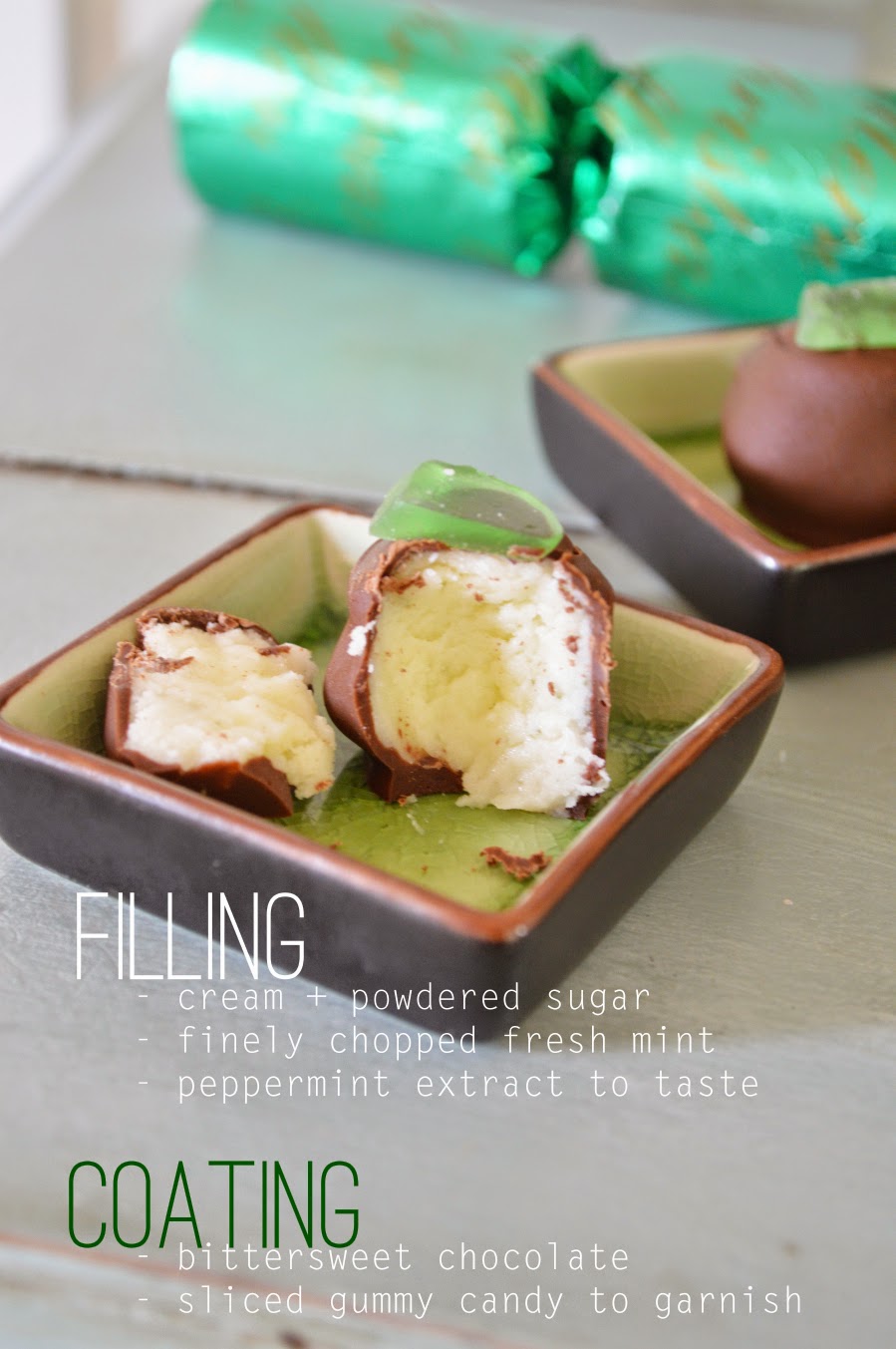 Chocolate truffles 3 ways - recipe. by fivekindsofhappy blog