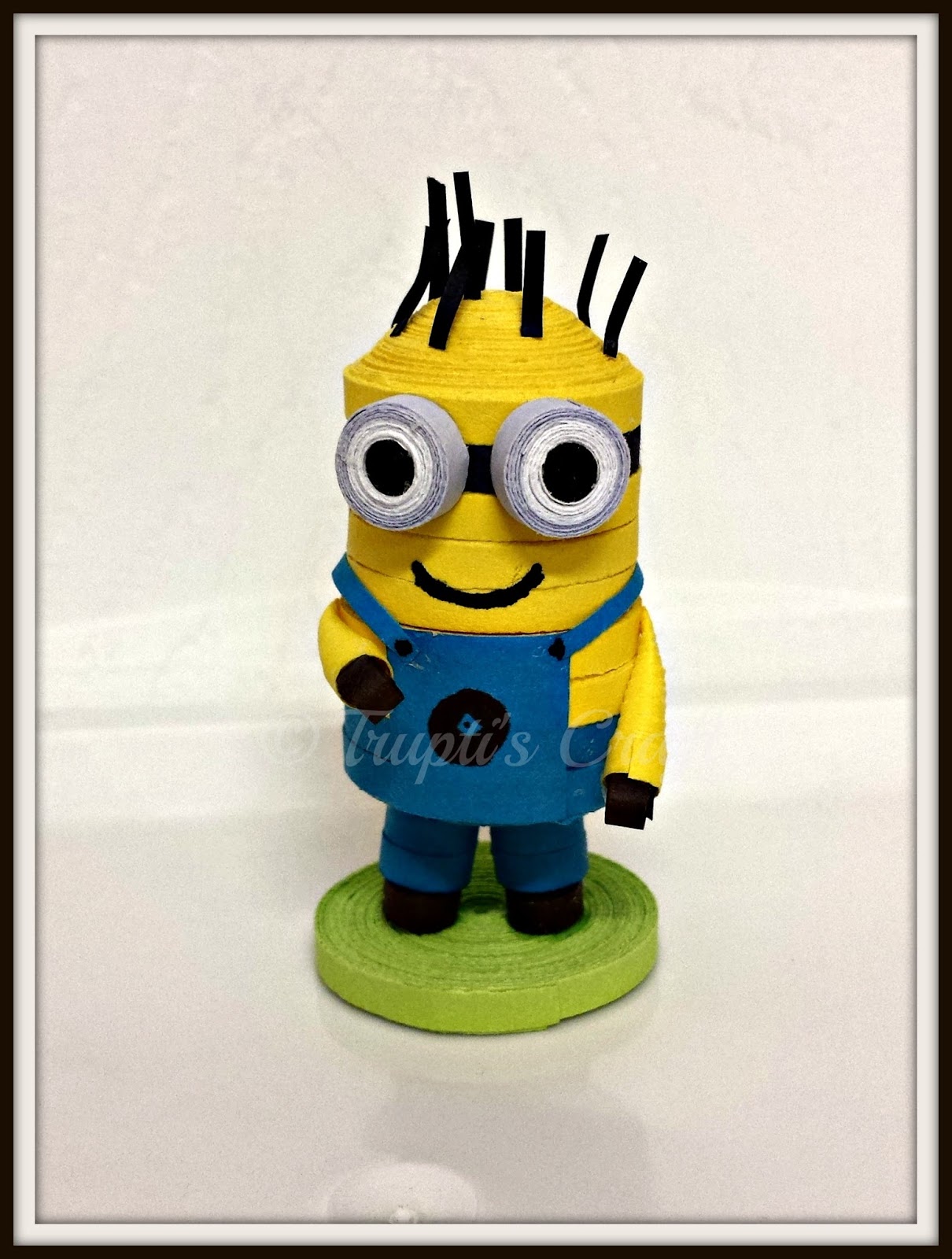Trupti's Craft 3D Paper Quilling Minions