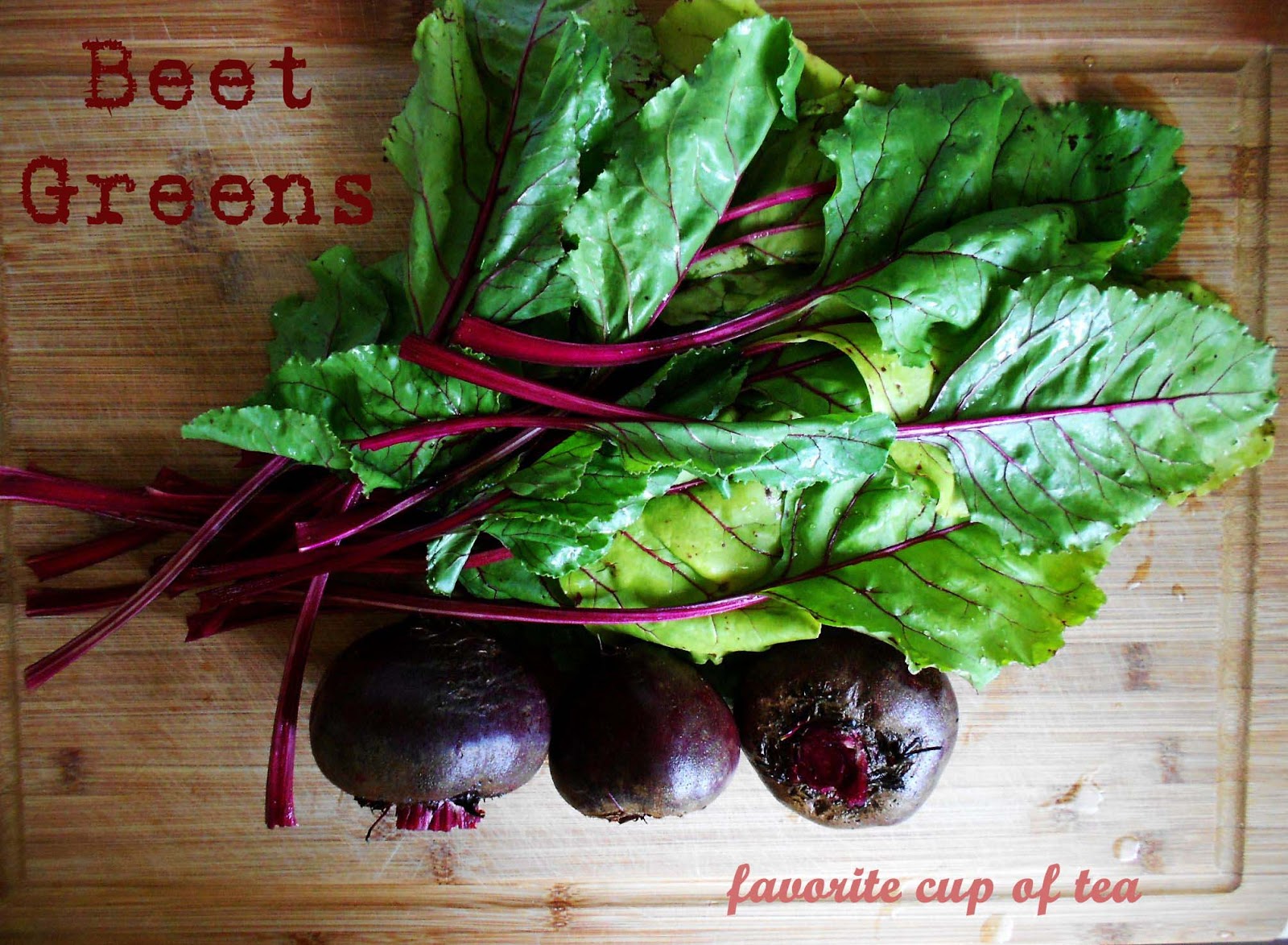 my cup of tea Beet Greens & Beet Soup (Botwinka)