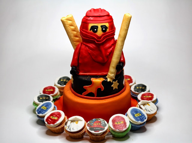  Ninjago Geburstagstorte und Cupcakes - Berlin