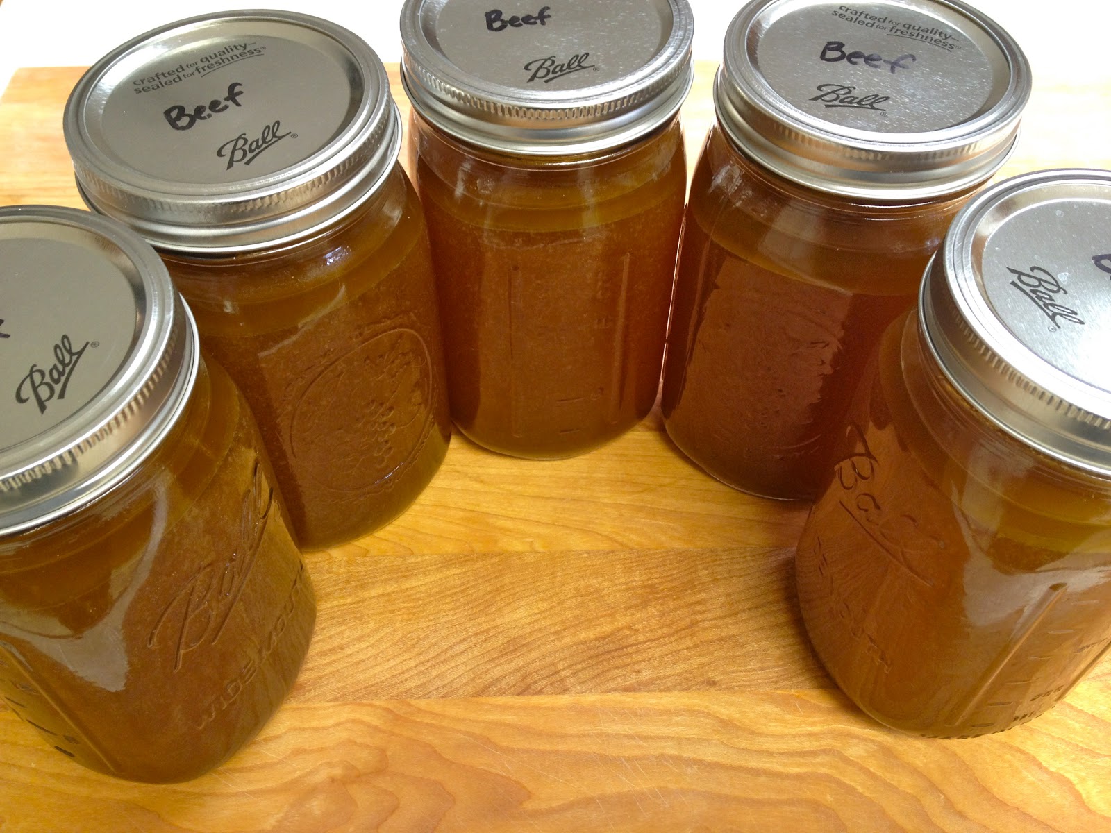 Homemade Beef Stock in a Crock Pot