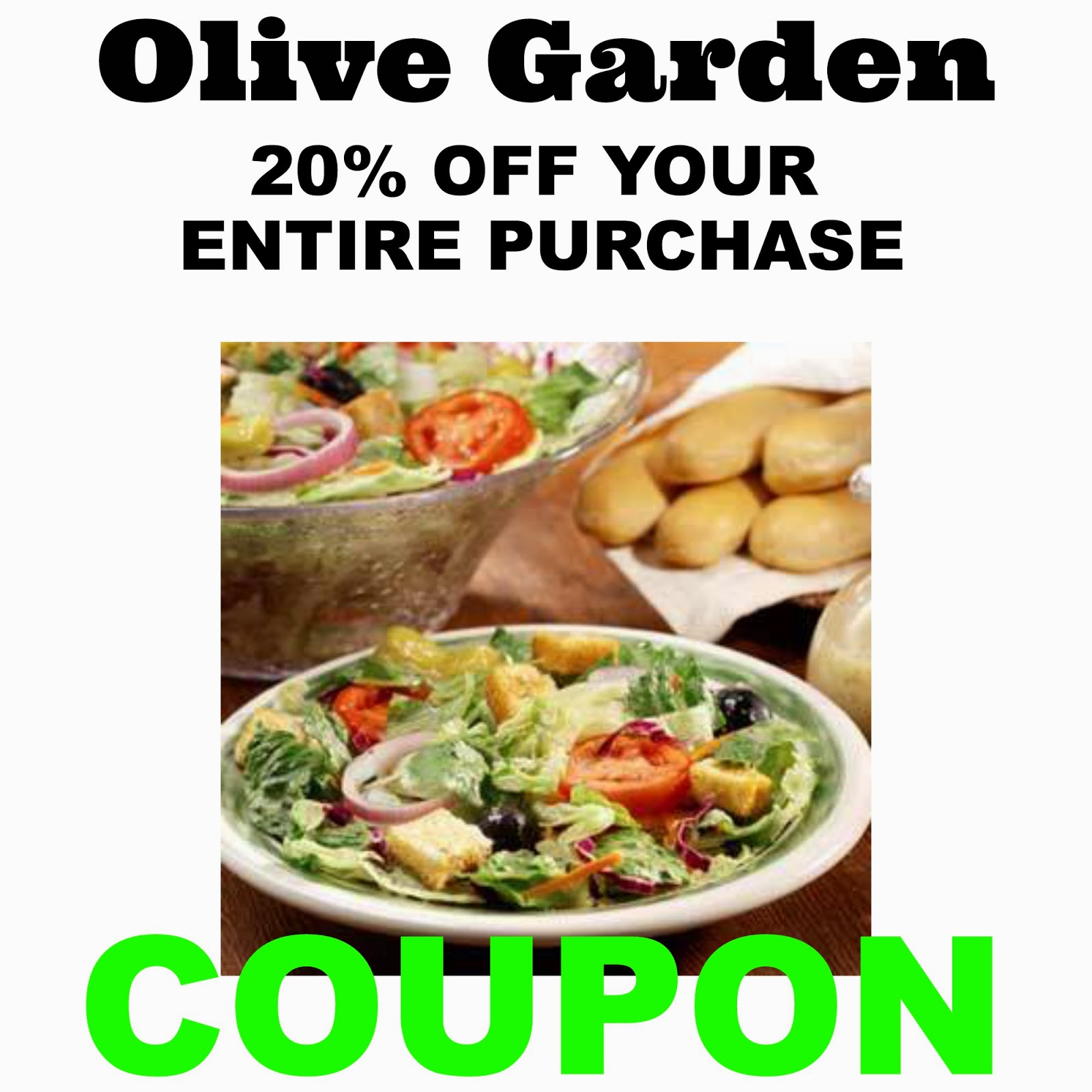 Olive garden florida coupons