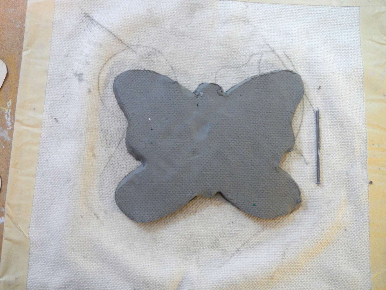 that artist woman Clay Butterflies