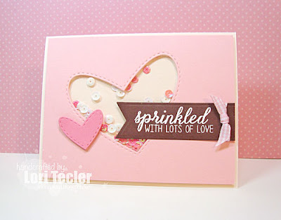 Sprinkled with Love card-designed by Lori Tecler/Inking Aloud-stamps from Reverse Confetti