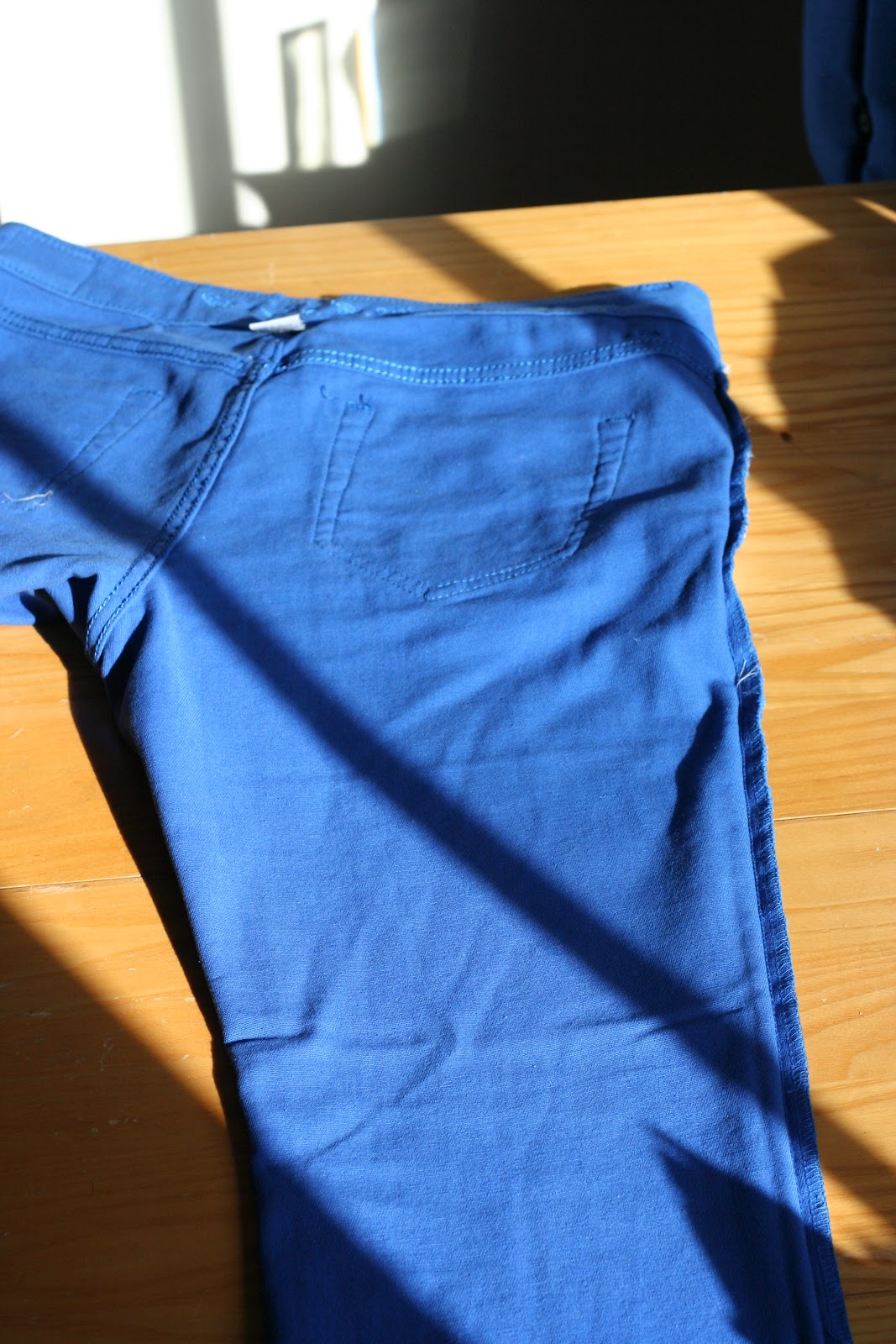 kay.em.kay How to Turn Boot Cut Jeans into Skinny Jeans Tutorial