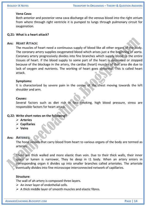 transport-in-organisms-theory-notes-and-question-answers-biology-notes-for-class-9th