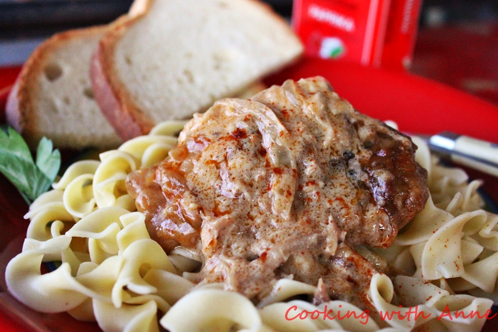 Cooking with Anne Slow Cooker Chicken Paprikash