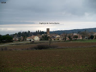 La població de Seva des de la Granja del Prat La població de Seva des de la Granja del Prat