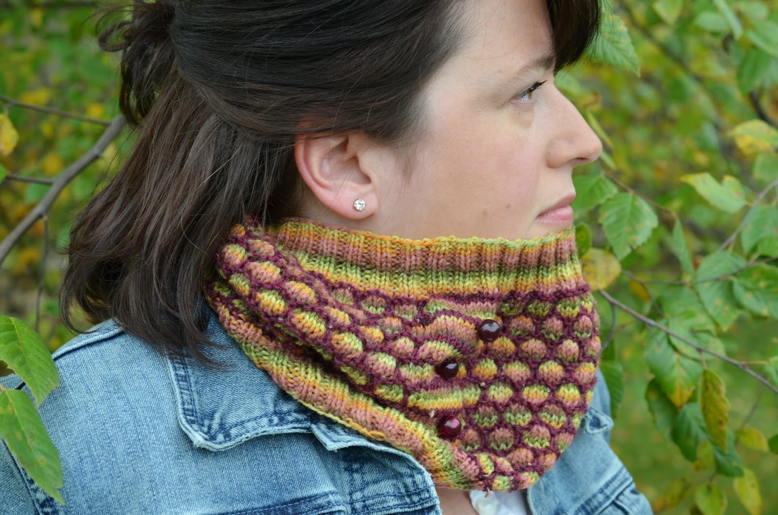 Brownie Knits: Button Up Honey Cowl: A New Pattern from Brownie Knits