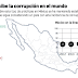 Mundo/ México, “estancado” en el índice de percepción de corrupción