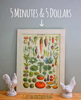 $5 French Vegetable Chart