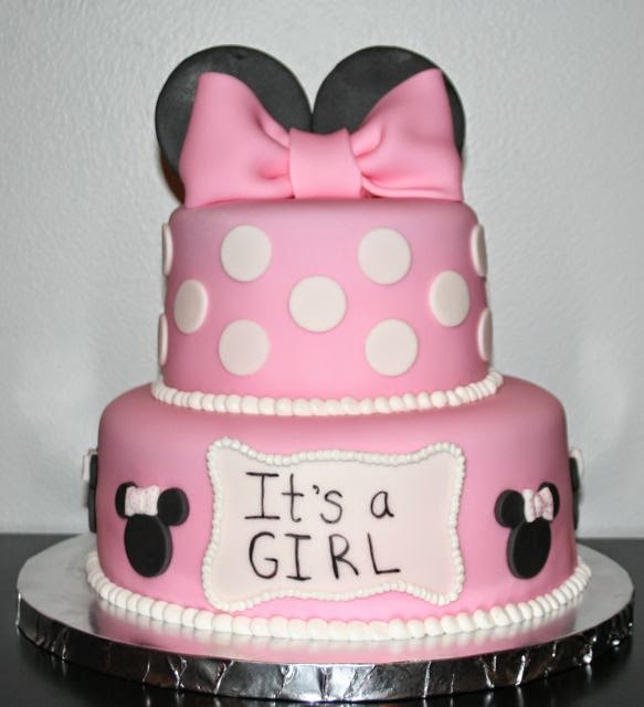 Jacqueline's Sweet Shop Minnie Mouse Baby Shower Cake
