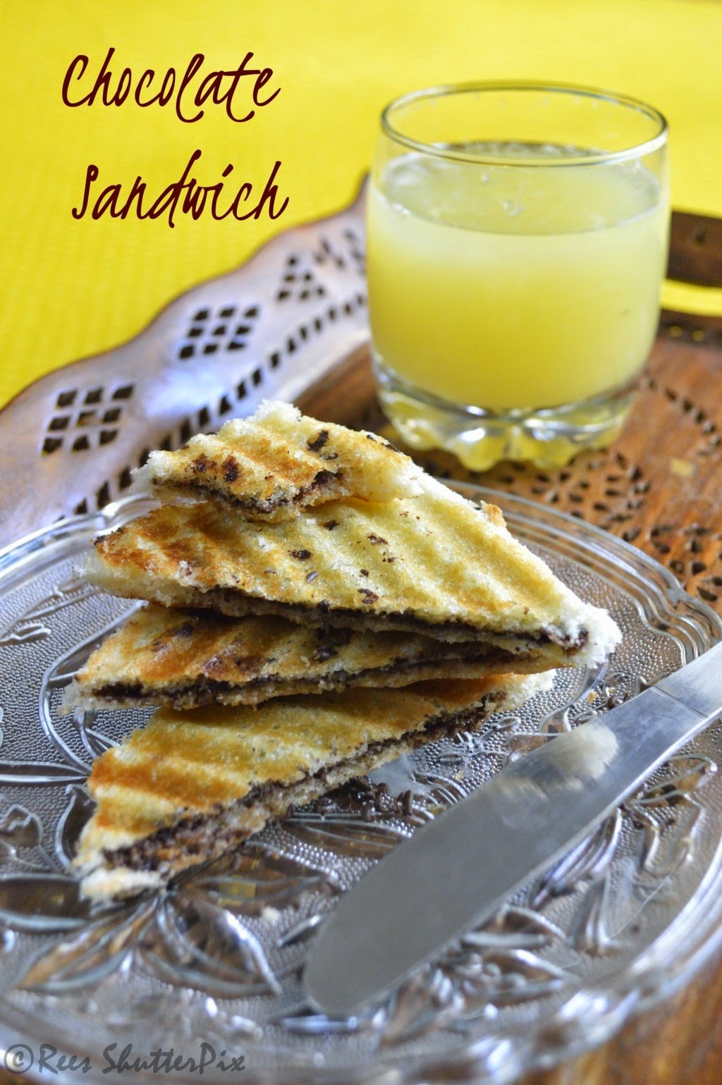 Grilled Chocolate Sandwich with Sweet Lime Juice Recipe,Brench Recipes,easy sandwich ideas, grilled sandwich recipes, chocolate sandwiches recipes, grilled chocolate sandwich recipes. kids favourite recipes, mosambi juice recipe, sathukudi juice recipe, sweet lime juice recipe