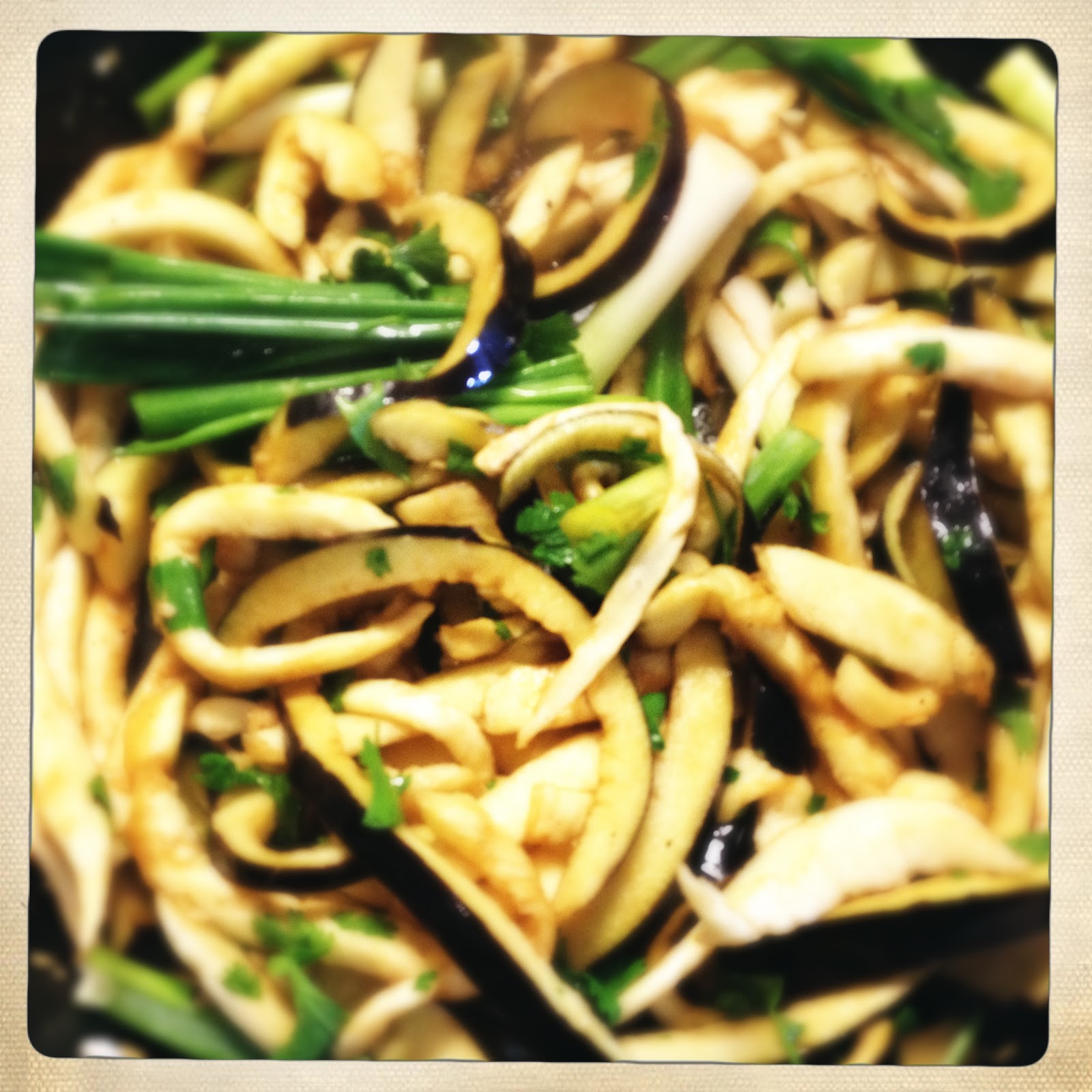 Slice Of Slim SOMETHING FOR NOTHING Aubergine 'Noodles'