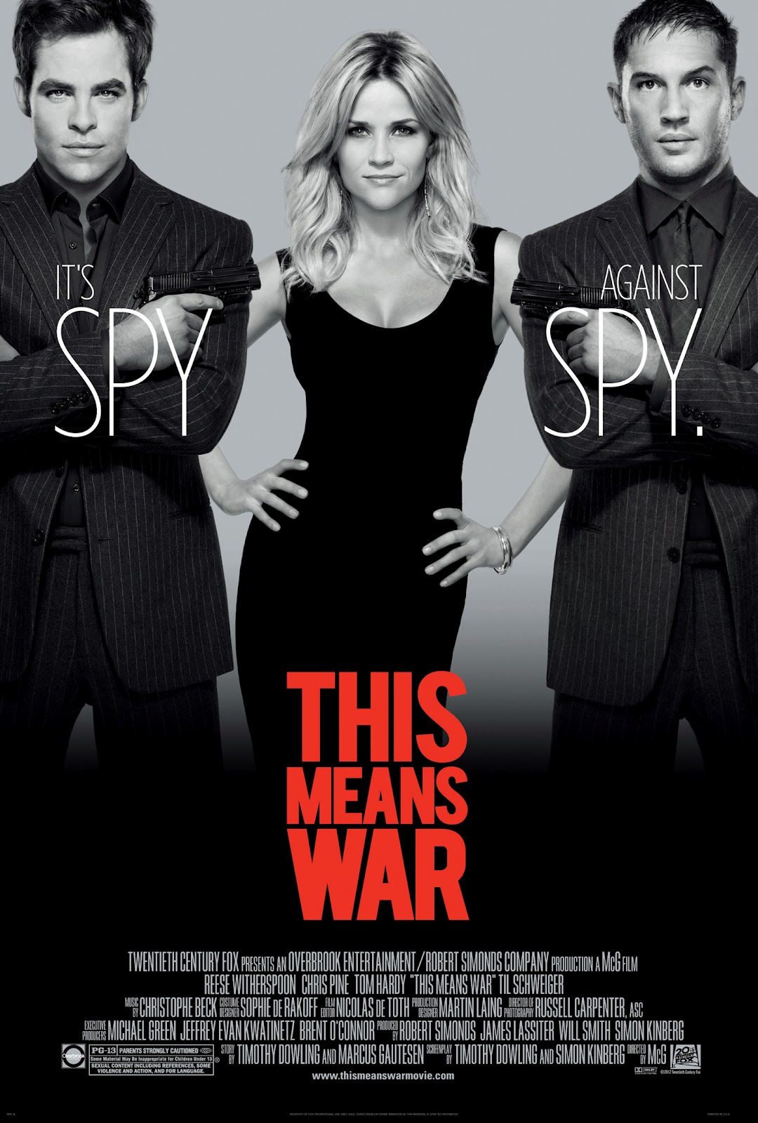 This Means War 2012 Movies Album Covers