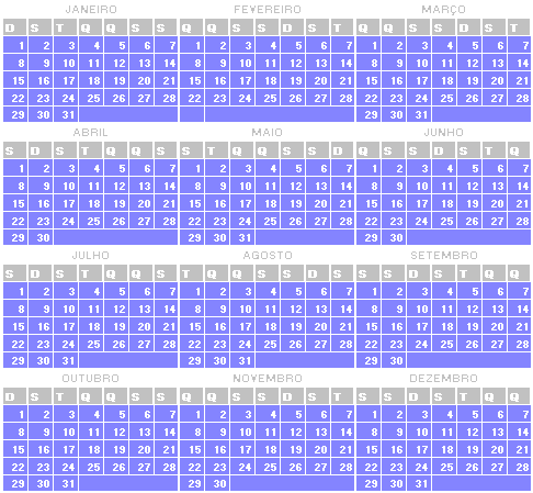 calendario juliano 2014