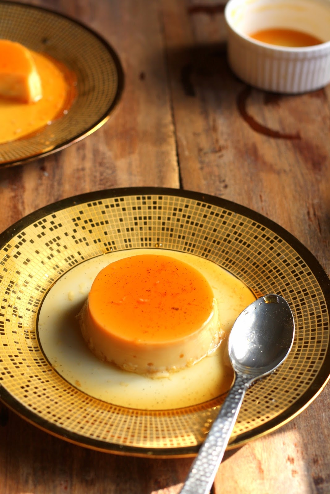 For the love of food! Vanilla bean caramel custard