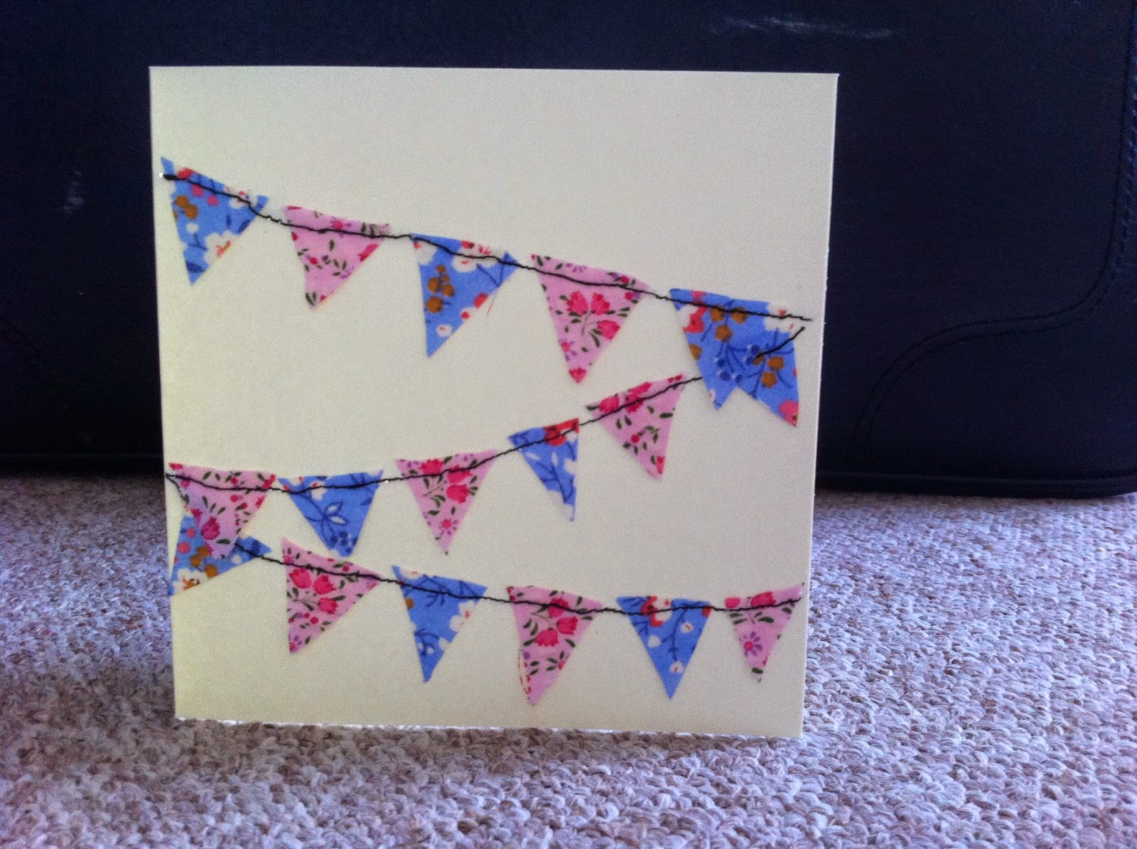 Seams Odd, Louise Sewn greetings cards a quick sewing fix