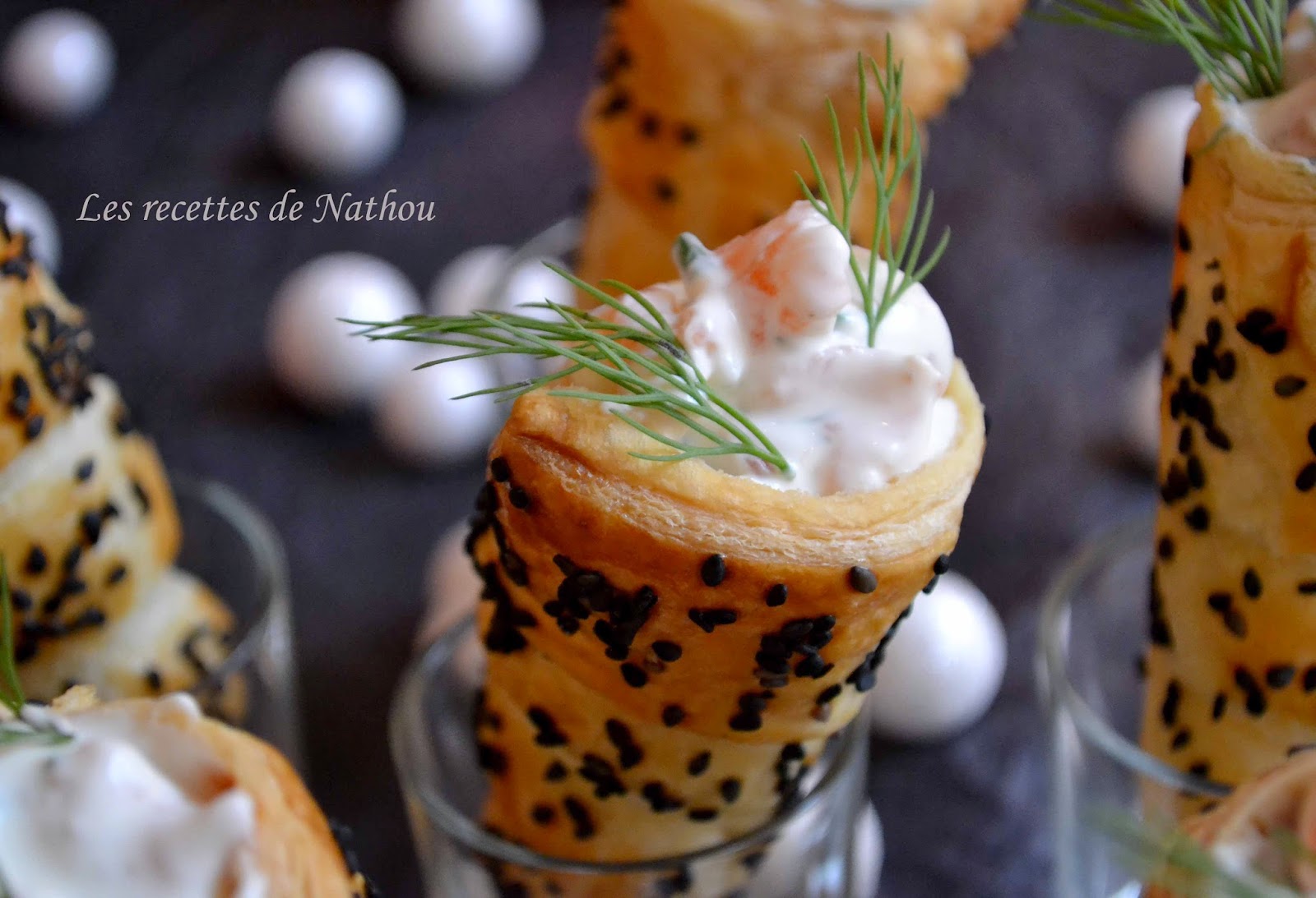 Ma cuisine au fil de mes idées... feuilletés au fromage frais