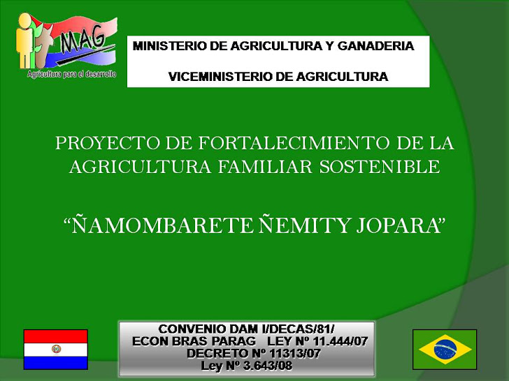 PROYECTO DE AGRICULTURA FAMILIAR(PY-BR)