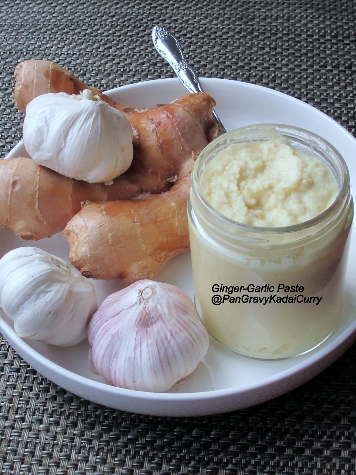 Pan Gravy Kadai Curry Homemade GingerGarlic Paste