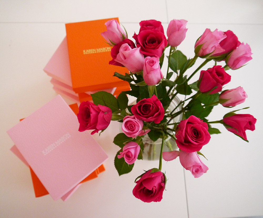 Karen Mabon Scarf School Graduation Scarf School, Scarf School Graduation, Edinburgh, Hill Street Design House, Karen Mabon, Scarf Design, Scottish Bloggers, blogging duo, roses, flowers, packaging