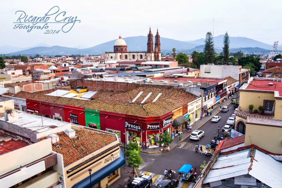Jaime Ramos Méndez Centro histórico de Zamora en Michoacán, desde la