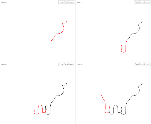 How to draw cartoon Buffalo - slide 3