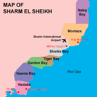 Map of Sharm el Sheikh Карта Шарм эль Шейха