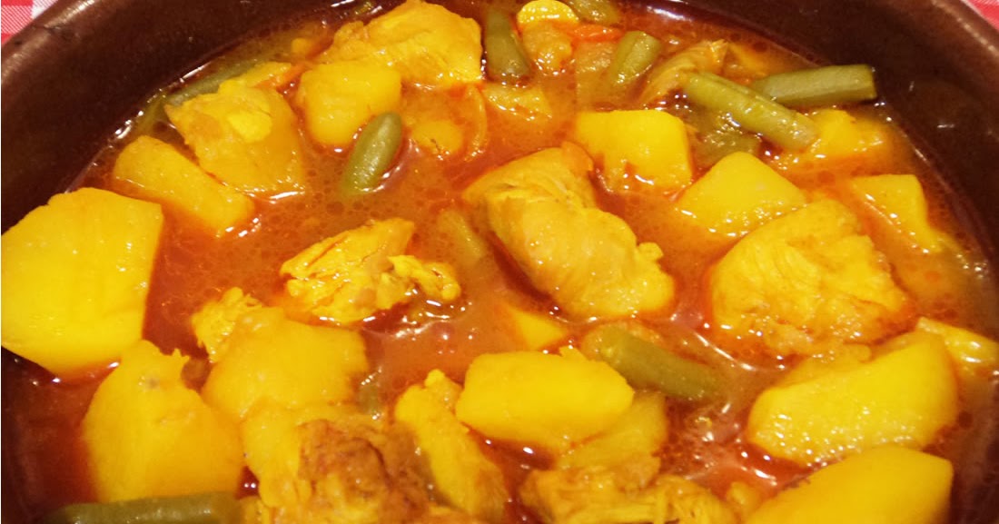 Receta de estofado o guisado de pollo Recetas de cocina con sabor