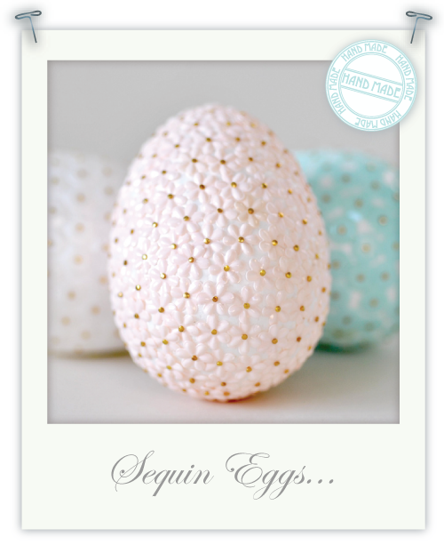 Sequin Eggs Sequin Eggs