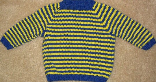 baby raglan sweater knitting pattern