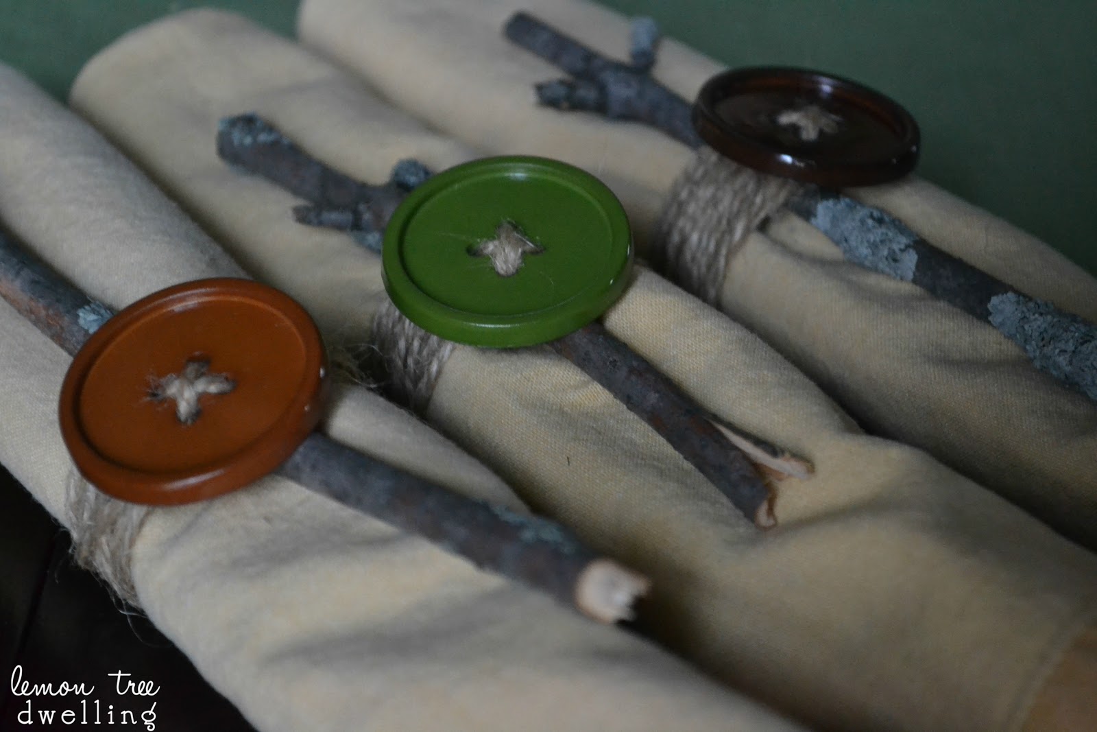 Thanksgiving Napkin Rings Lemon Tree Dwelling