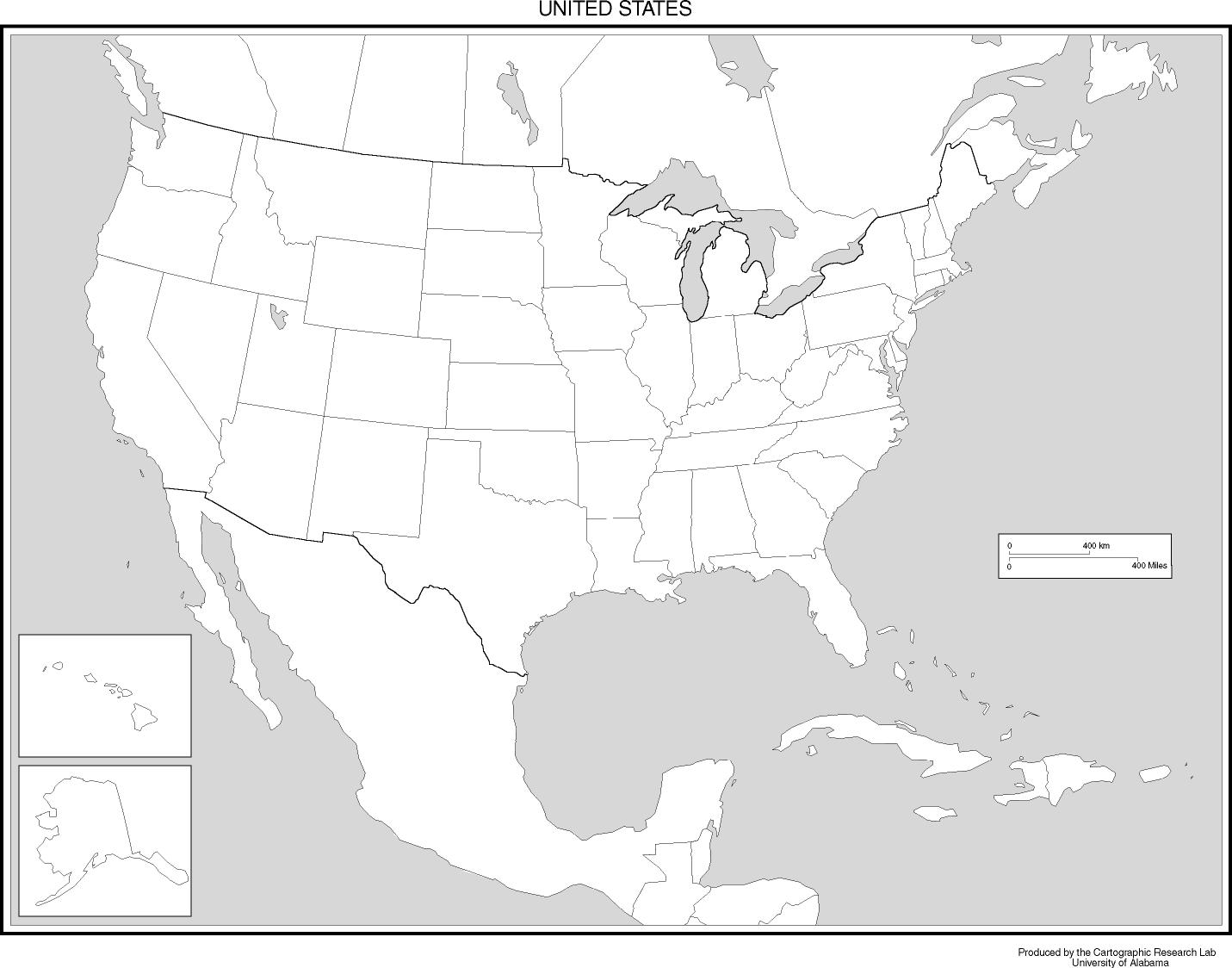 Blank Jamaica Map