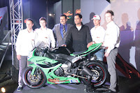 Amla,Nag,Tabu,Dhoni at Bike Racing Launch