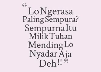 sindiran pedas