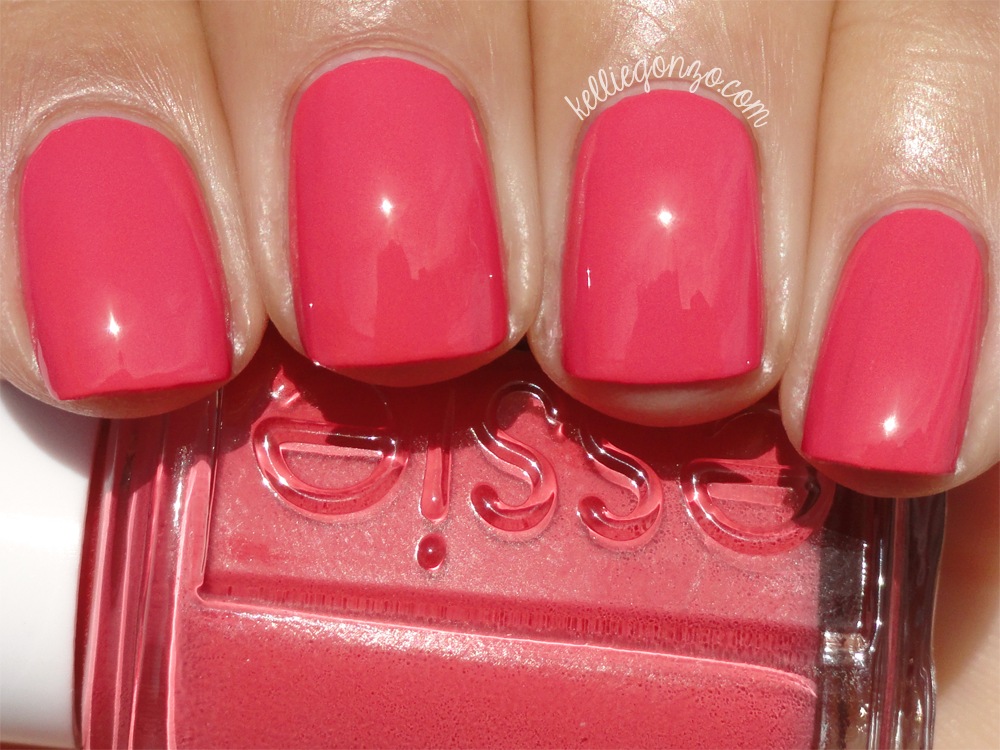 KellieGonzo Essie Bump Up the Pumps Swatch & Review