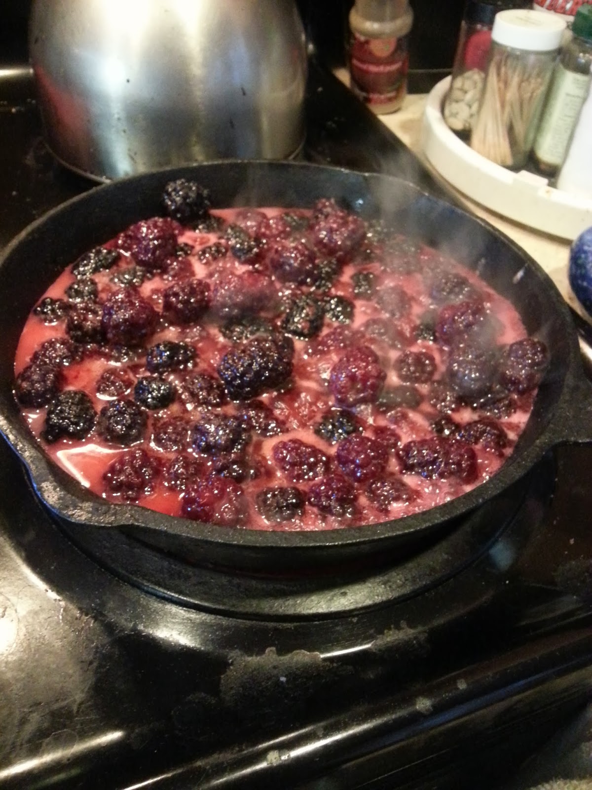 Austin Supper Club Cast Iron Blackberry Cobbler