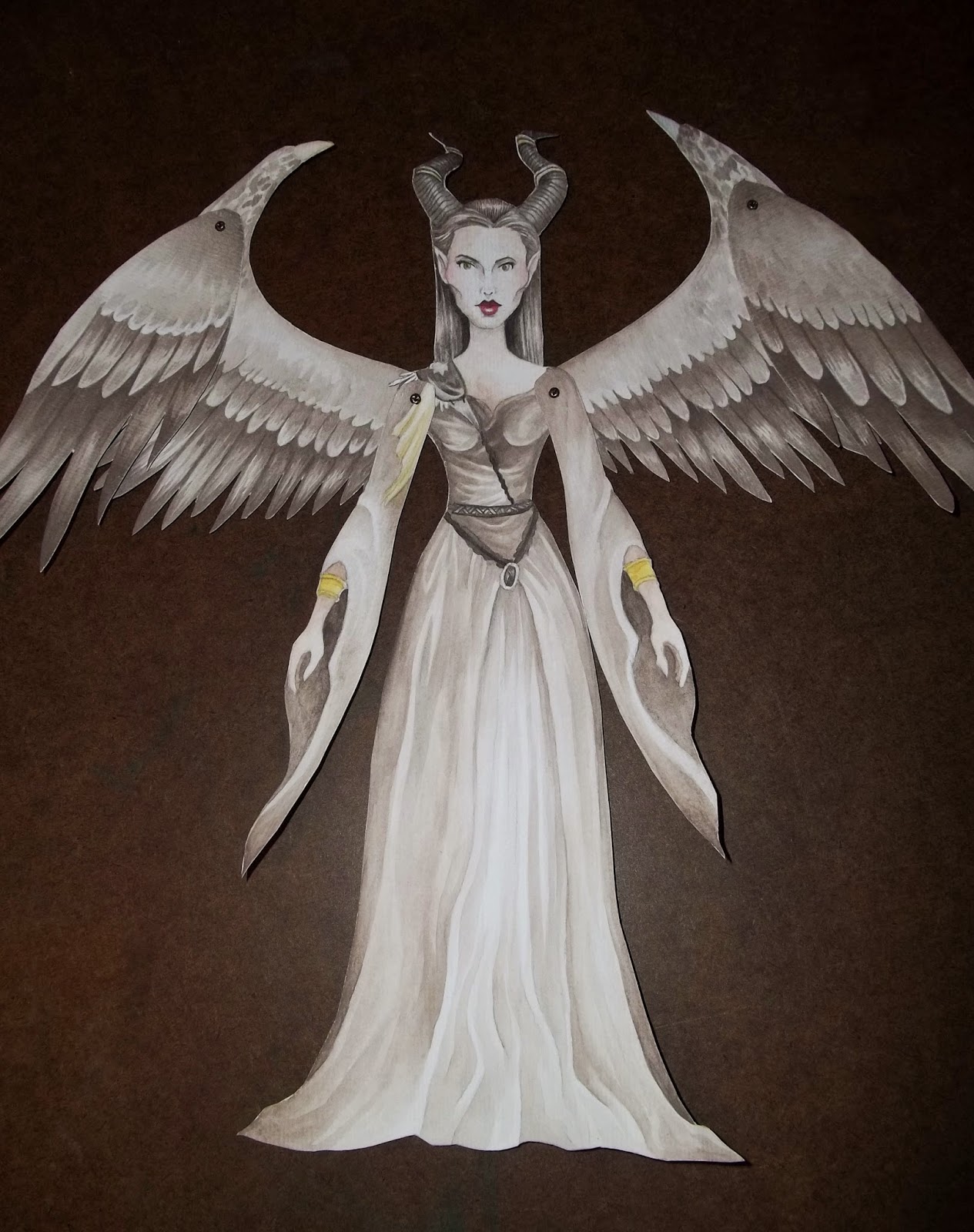 maleficent doll with wings