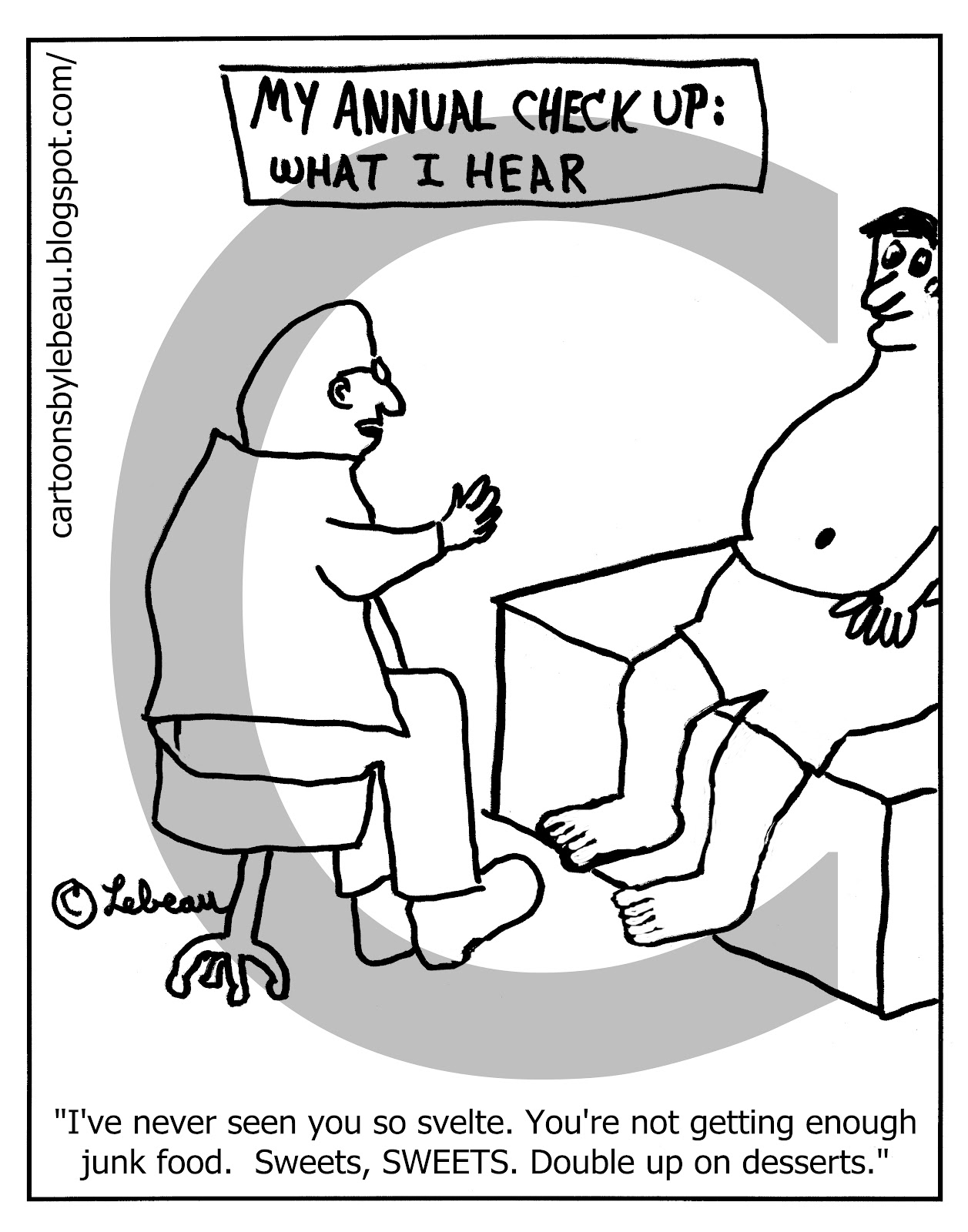 Check Up Cartoon