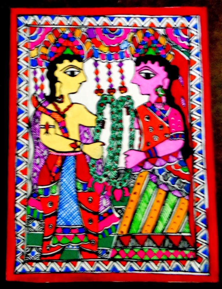 Madhubani Painting (Bihar) IMAGES, GIF, ANIMATED GIF, WALLPAPER, STICKER FOR WHATSAPP & FACEBOOK