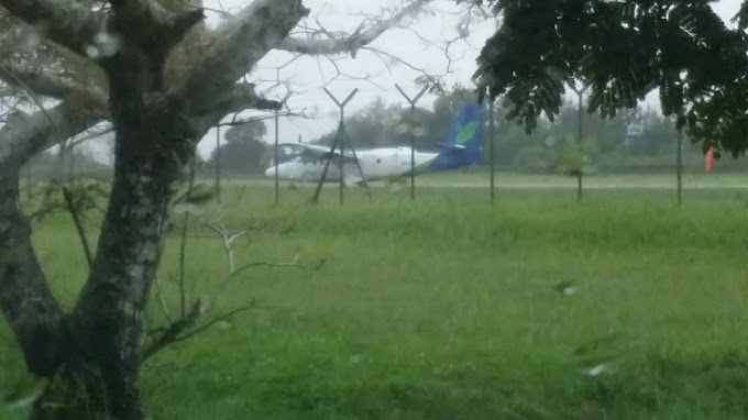 Pesawat MASwings Tergelincir dari landasan di Lapangan Terbang Mukah, Sarawak