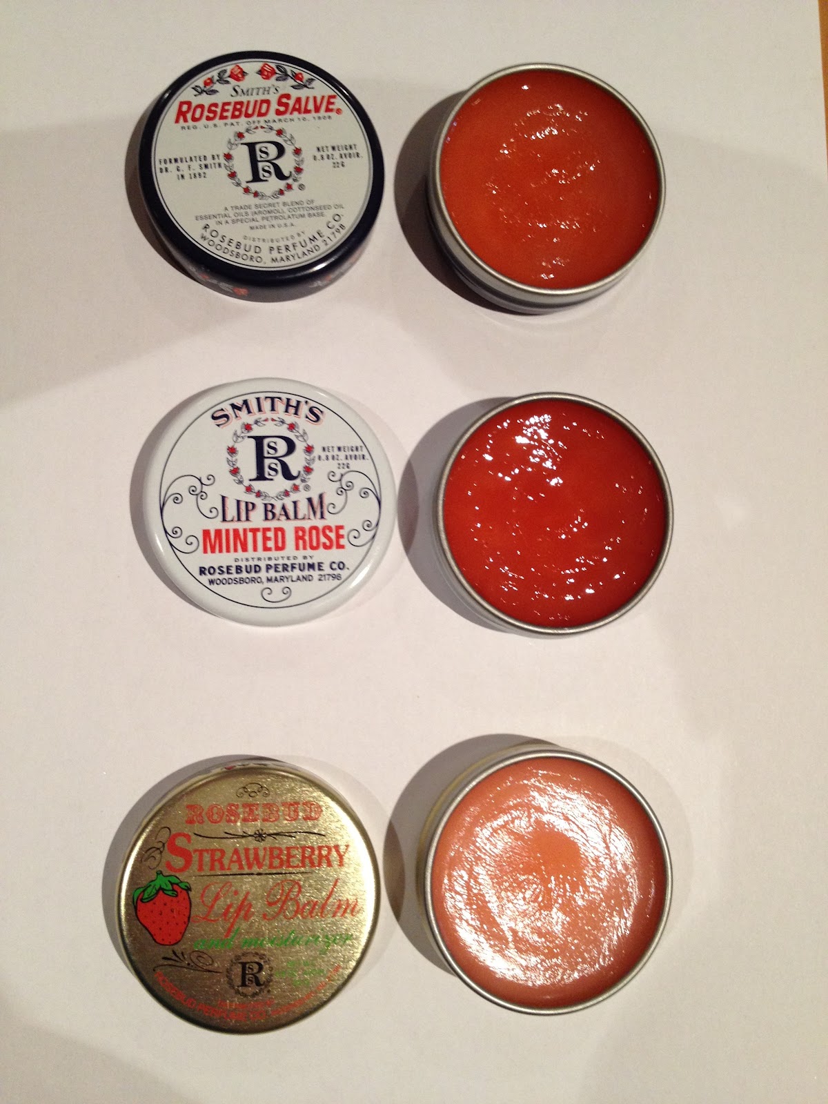 girl, 21. Review Rosebud Lip Balm Trio