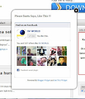 Cara Membuat Widget Like Box Facebook Melayang