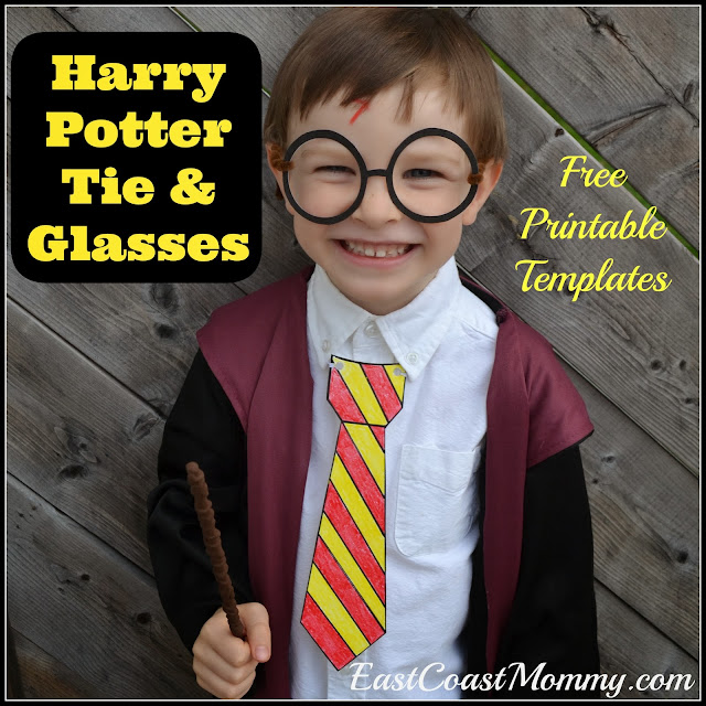 Free Printable Hogwarts House Ties for your Harry Potter Party