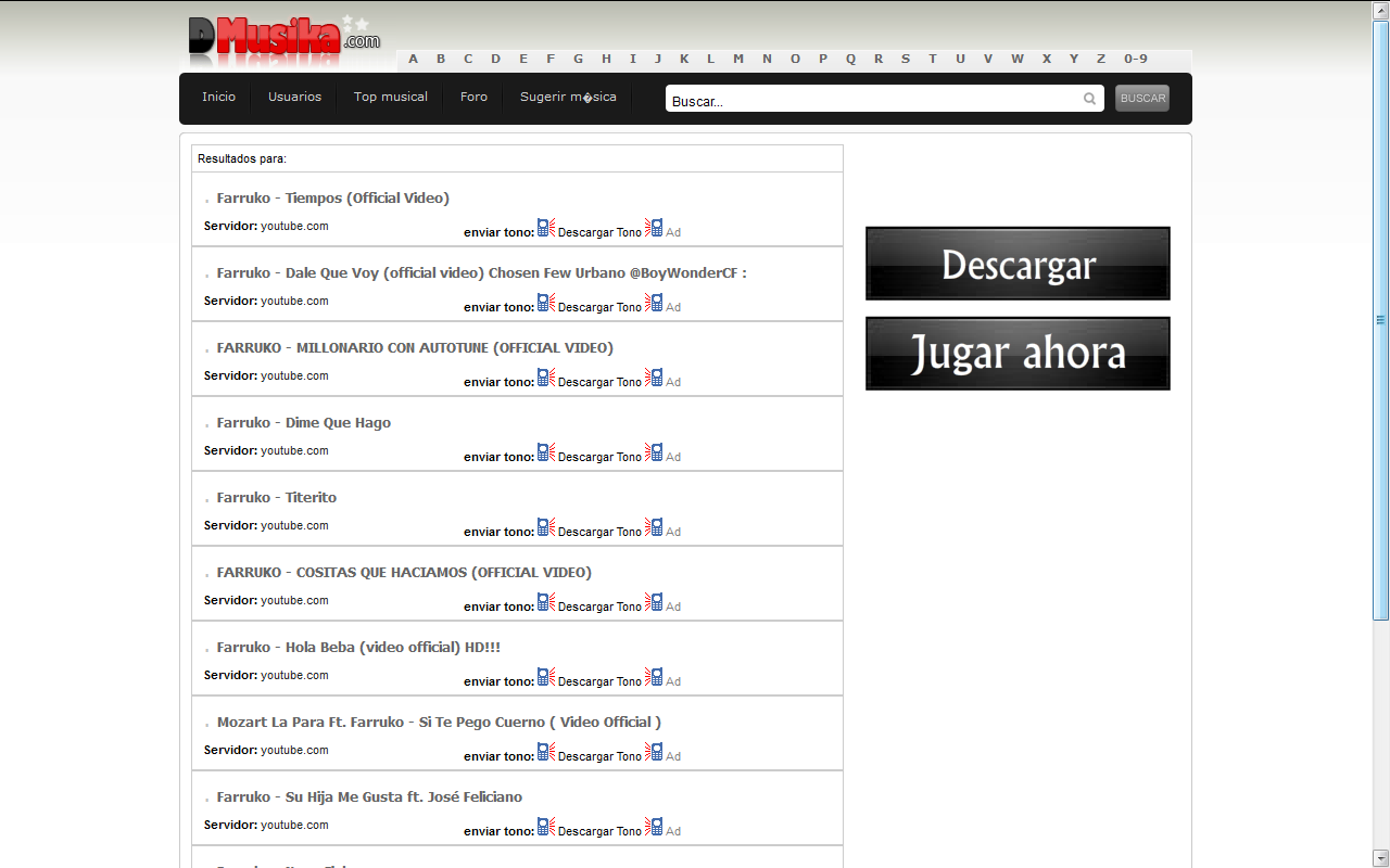MUSICA DE DESCARGA DE MP3 musica de descarga de mp3: