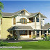 2600 Sq.ft double storied villa design